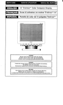 Sony CPD-1425 Guía del usuario