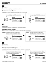 Sony CPD-G520P Instrucciones de operación