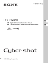 Sony Cyber Shot DSC-W310 Manual de usuario