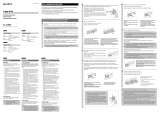 Sony XL-2100U Manual de usuario