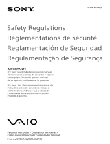 Sony SVE15125CBS Safety guide