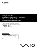 Sony VPCEB15FB Safety guide