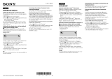 Sony XAV-701HD Información importante