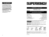 Superwinch UT3000 Manual de usuario