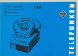 Telefunken TELEFUNK t104 Manual de usuario