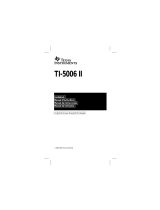 Texas Instruments TI-5006 II Manual de usuario