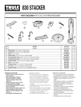 Thule 830 Stacker Manual de usuario