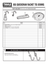 Thule 855 Quickdraw Manual de usuario