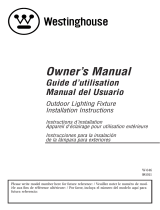 Westinghouse Outdoor Lantern Post 6695500 Manual de usuario