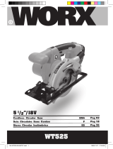WORX Tools Chainsaw WT525 Manual de usuario