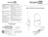 SimpliciKey SRCED-SN Manual de usuario