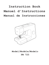 JANOME FM725 El manual del propietario