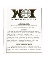 World Imports WI30242 Guía de instalación