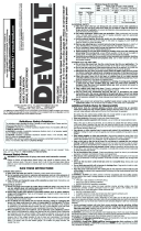 DeWalt DW505 Manual de usuario