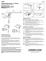 Prime-Line H 3502 Instrucciones de operación