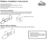 Gibraltar Mailboxes DM11DG01 Guía de instalación