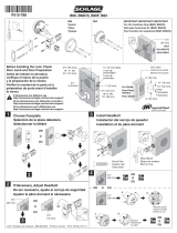 Schlage B60 N ADD 619 Manual de usuario
