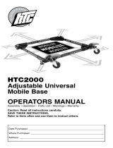 Affinity Tools HTC-2000 Manual de usuario