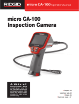 RIDGID micro CA-100 Camera Manual de usuario
