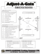 Adjust-A-Gate AG36-3S Instrucciones de operación