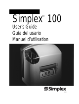 BC Time Recorder Simplex 100 Manual de usuario