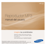 Samsung YP-U4QR Manual de usuario