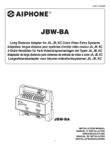 Aiphone JBW-BA Manual de usuario
