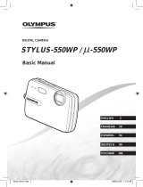 Olympus Mju-550WP Manual de usuario