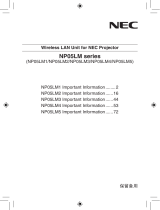 NEC NP-ME382U Manual de usuario