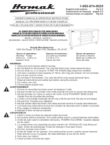 Homak BK04060064  Manual de usuario