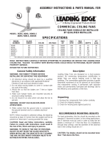 Leading Edge Heavy Duty Commerical Ceiling Fans Manual de usuario