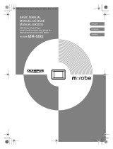Olympus M:Robe MR-500i Manual de usuario