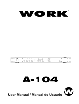 Work-pro A 104 Manual de usuario