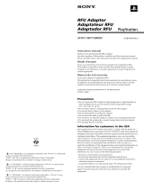 Sony PlayStation Adaptador RFU SCPH-10071 Manual de usuario