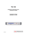 Promax TG-140 Manual de usuario