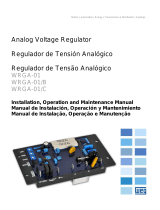 WEG Analog voltage regulator WRGA-01 Manual de usuario
