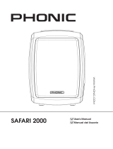 Phonic Safari 2000 SYS2 Manual de usuario