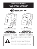 Greenlee 5702 Manual de usuario