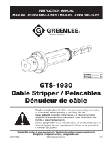 Greenlee GTS-1930 Manual de usuario