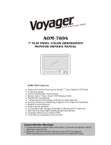 Voyager 31100014 El manual del propietario
