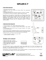Ecler WPmMIX-T Manual de usuario
