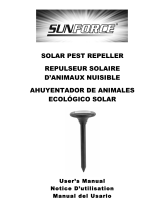 Sunforce Solar Pest Repeller Manual de usuario