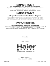 Haier BrewMaster HBF05E El manual del propietario