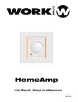 Work Pro HOME AMP Manual de usuario