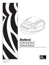 Zebra GX420d Guía de inicio rápido