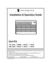 Friedrich US10D30B El manual del propietario