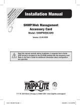 Tripp Lite SNMPWEBCARD Guía de instalación
