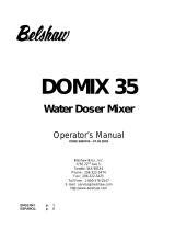 Belshaw Brothers DOMIX35 Instrucciones de operación