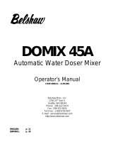 Belshaw Brothers DOMIX45A Instrucciones de operación