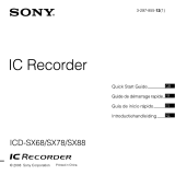 Sony Série ICD SX68 El manual del propietario